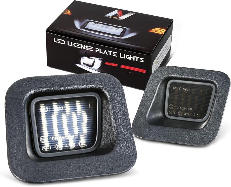 NUVISION LIGHTING Pair of LED License Plate Lights Compatible with 03-13 Ram 1500 2500 3500, NVL-LPL-034 - Image 1